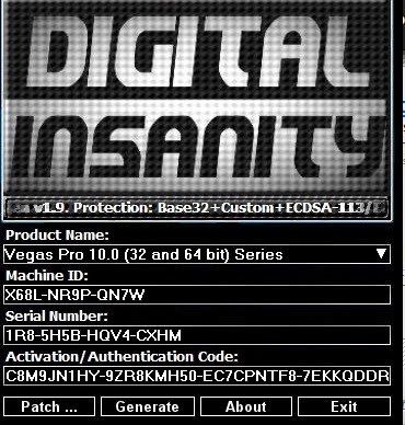 sony vegas pro 11.0 serial numbers
